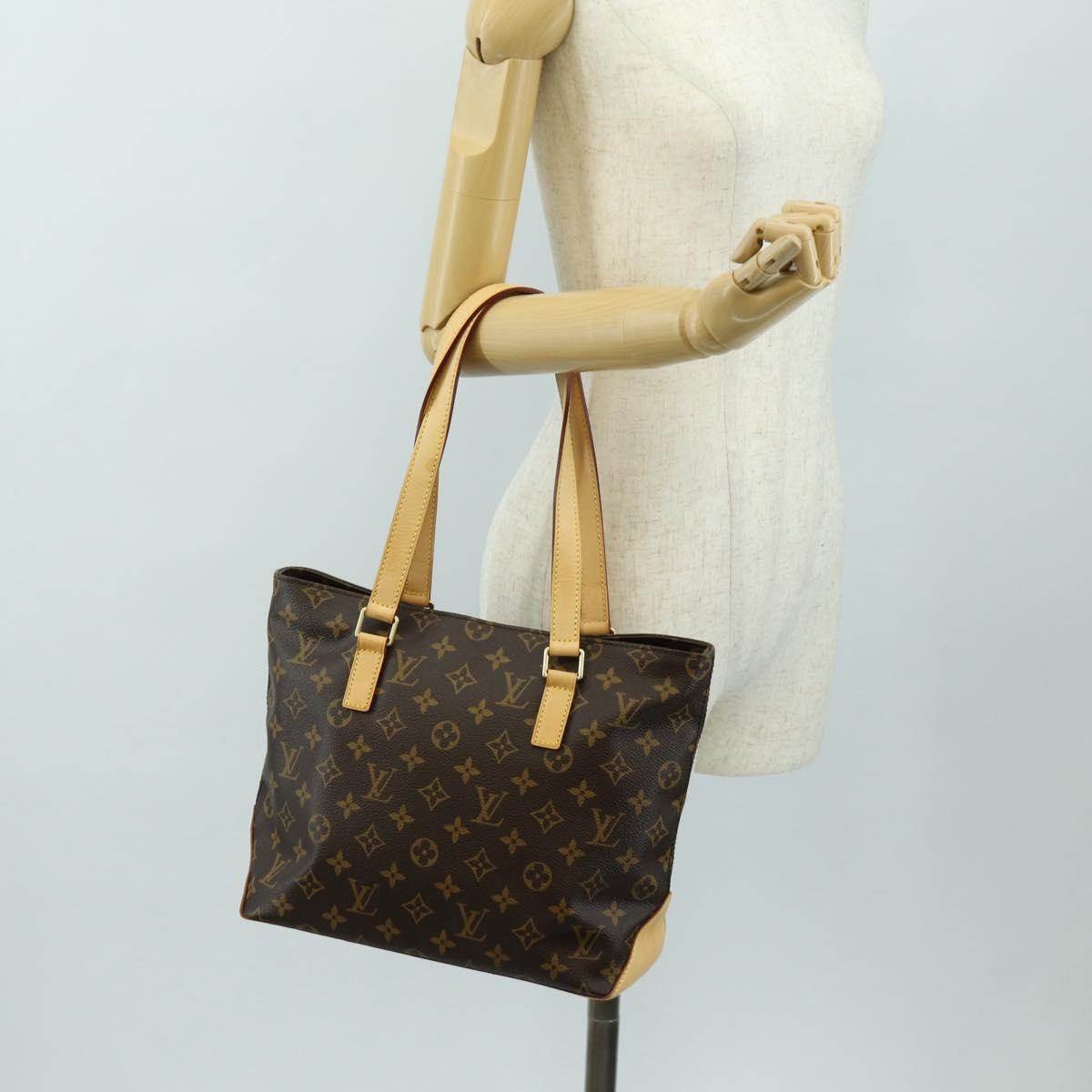 LOUIS VUITTON Monogram Cabas Piano Tote Bag M51148 LV Auth 187216SAM