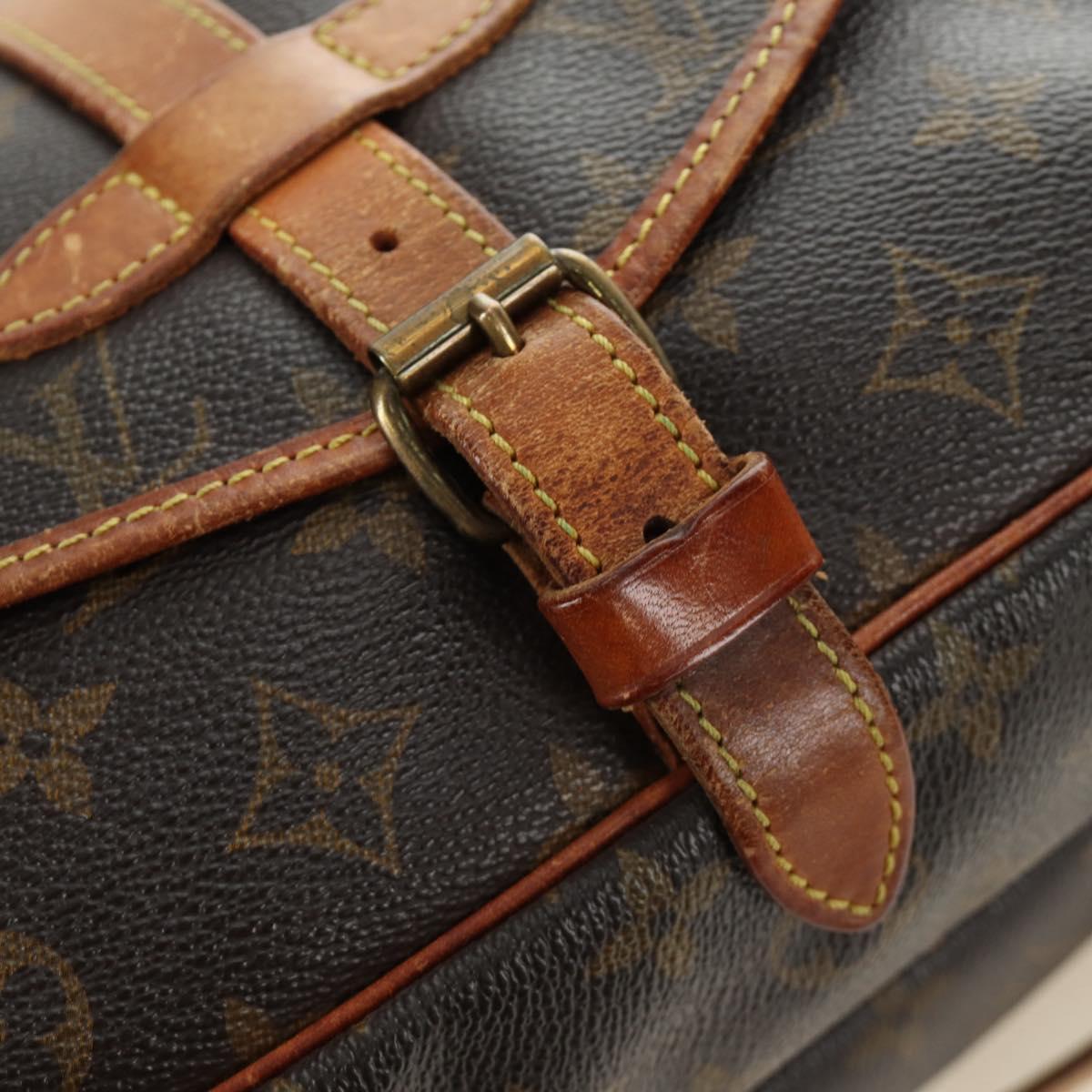 LOUIS VUITTON Monogram Saumur 30 Shoulder Bag M42256 LV Auth 187218