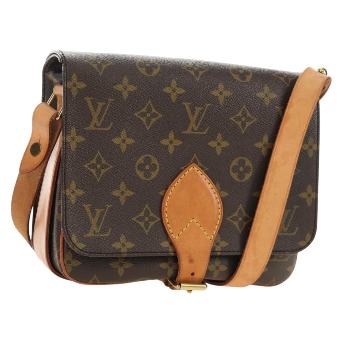 LOUIS VUITTON Monogram Cartouchiere MM Shoulder Bag M51253 LV Auth 187220V