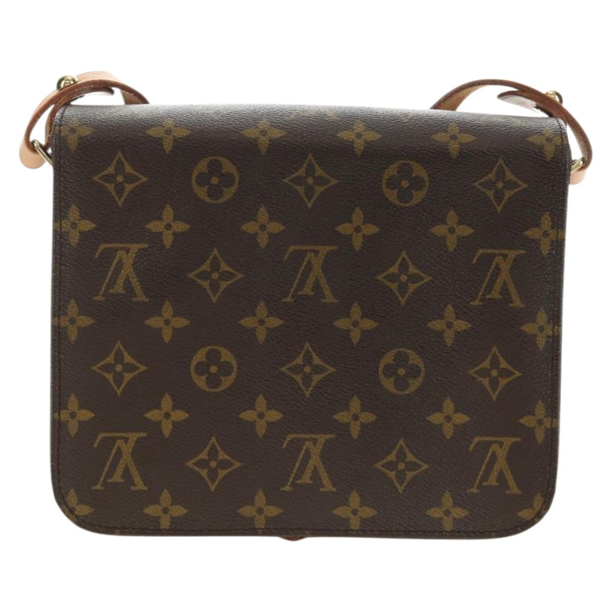 LOUIS VUITTON Monogram Cartouchiere MM Shoulder Bag M51253 LV Auth 187220V