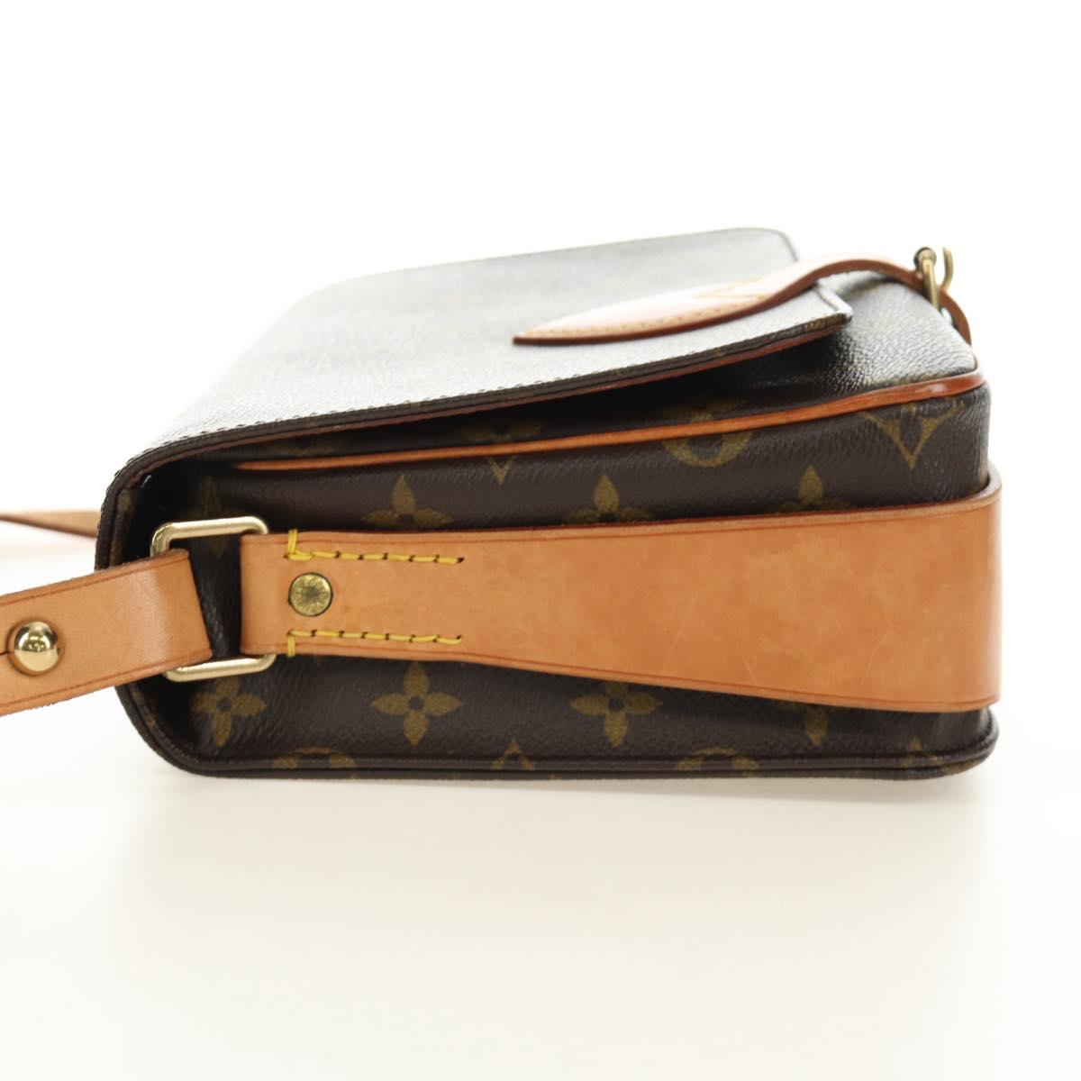 LOUIS VUITTON Monogram Cartouchiere MM Shoulder Bag M51253 LV Auth 187220V