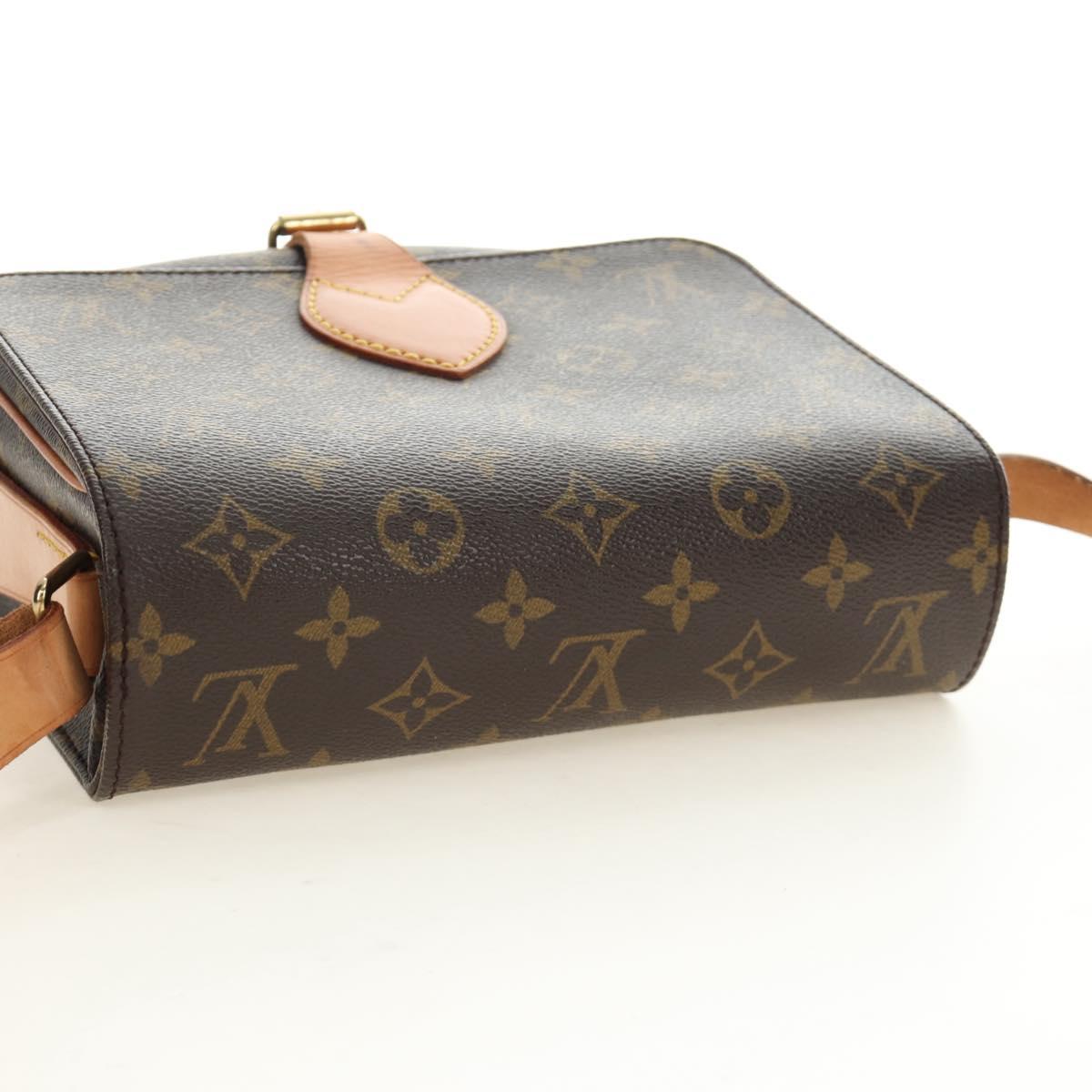 LOUIS VUITTON Monogram Cartouchiere MM Shoulder Bag M51253 LV Auth 187220V