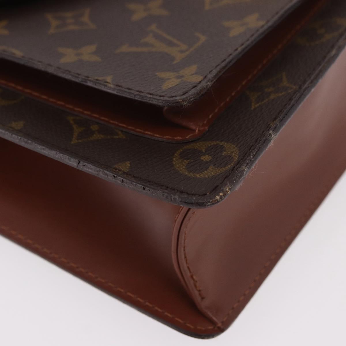 LOUIS VUITTON Monogram Monceau 28 Hand Bag M51185 LV Auth 187221
