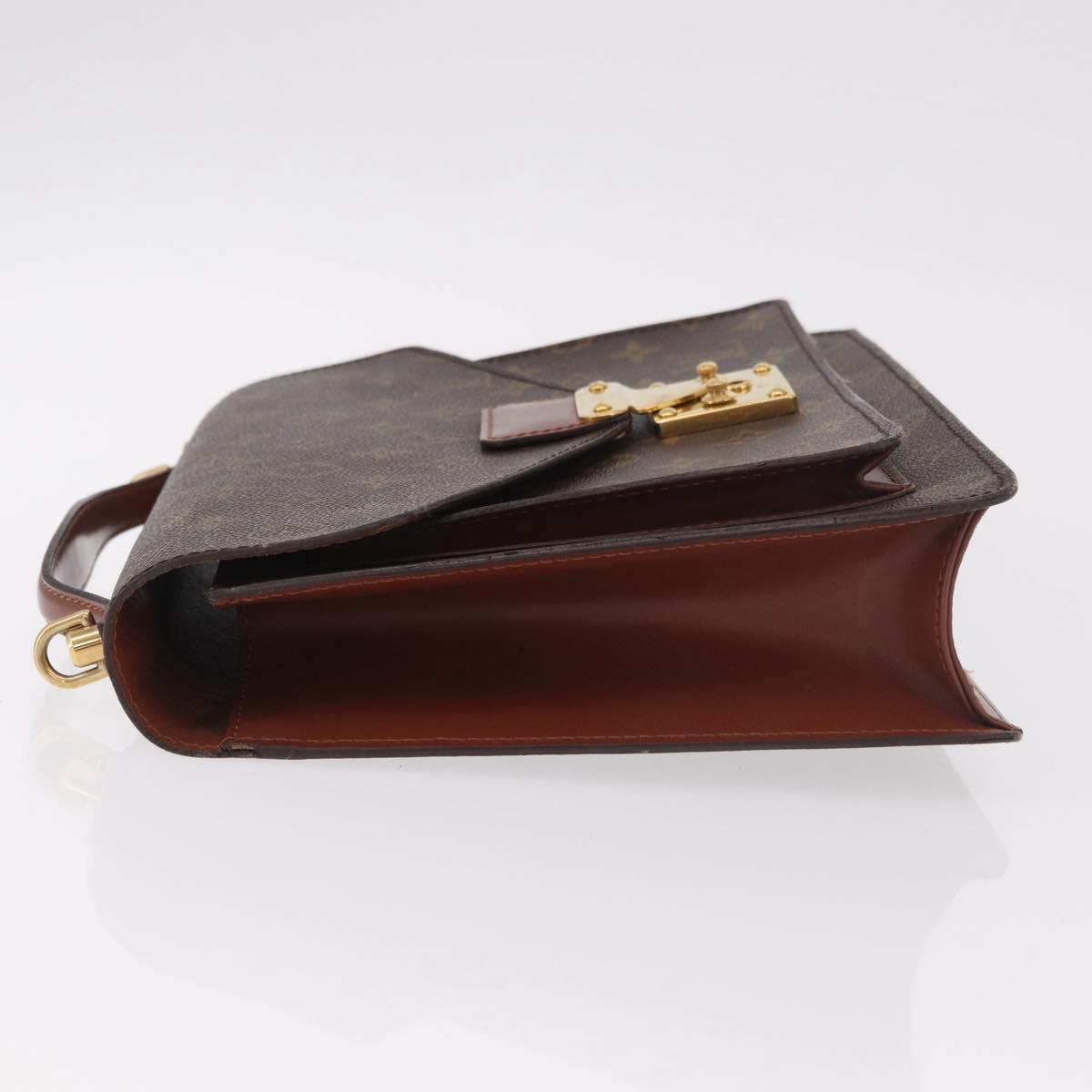 LOUIS VUITTON Monogram Monceau 28 Hand Bag M51185 LV Auth 187221