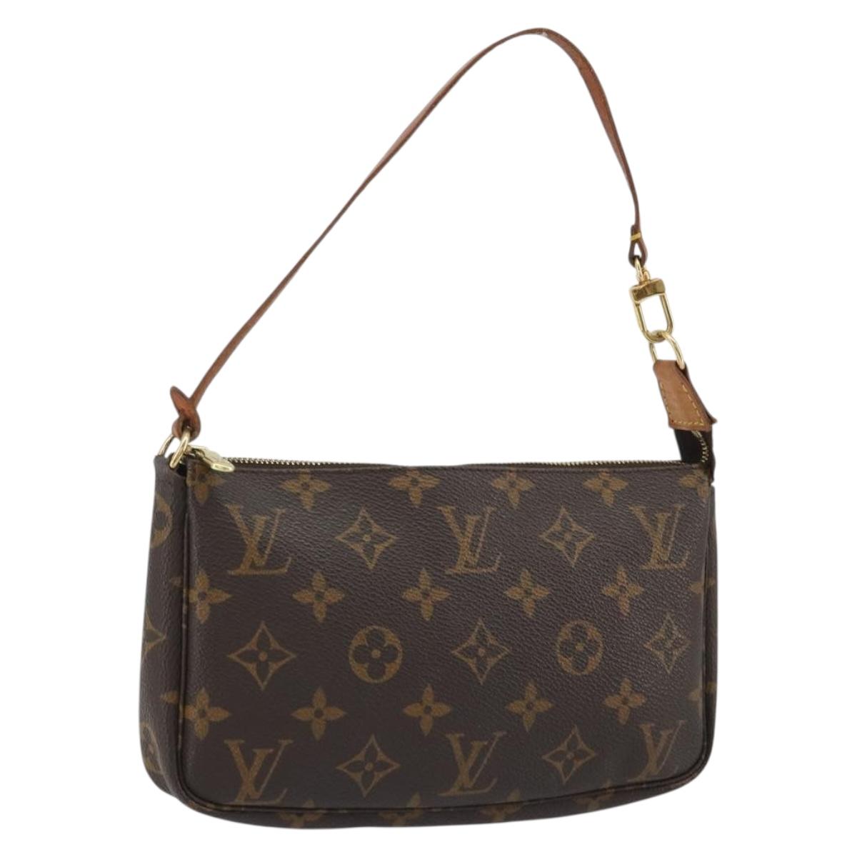 LOUIS VUITTON Monogram Pochette Accessoires Pouch M51980 LV Auth 187222V