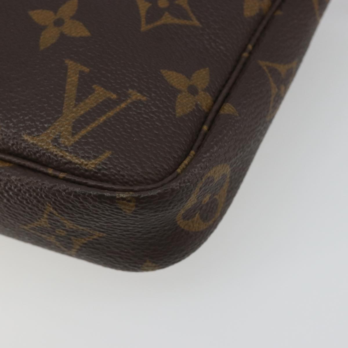 LOUIS VUITTON Monogram Pochette Accessoires Pouch M51980 LV Auth 187223V