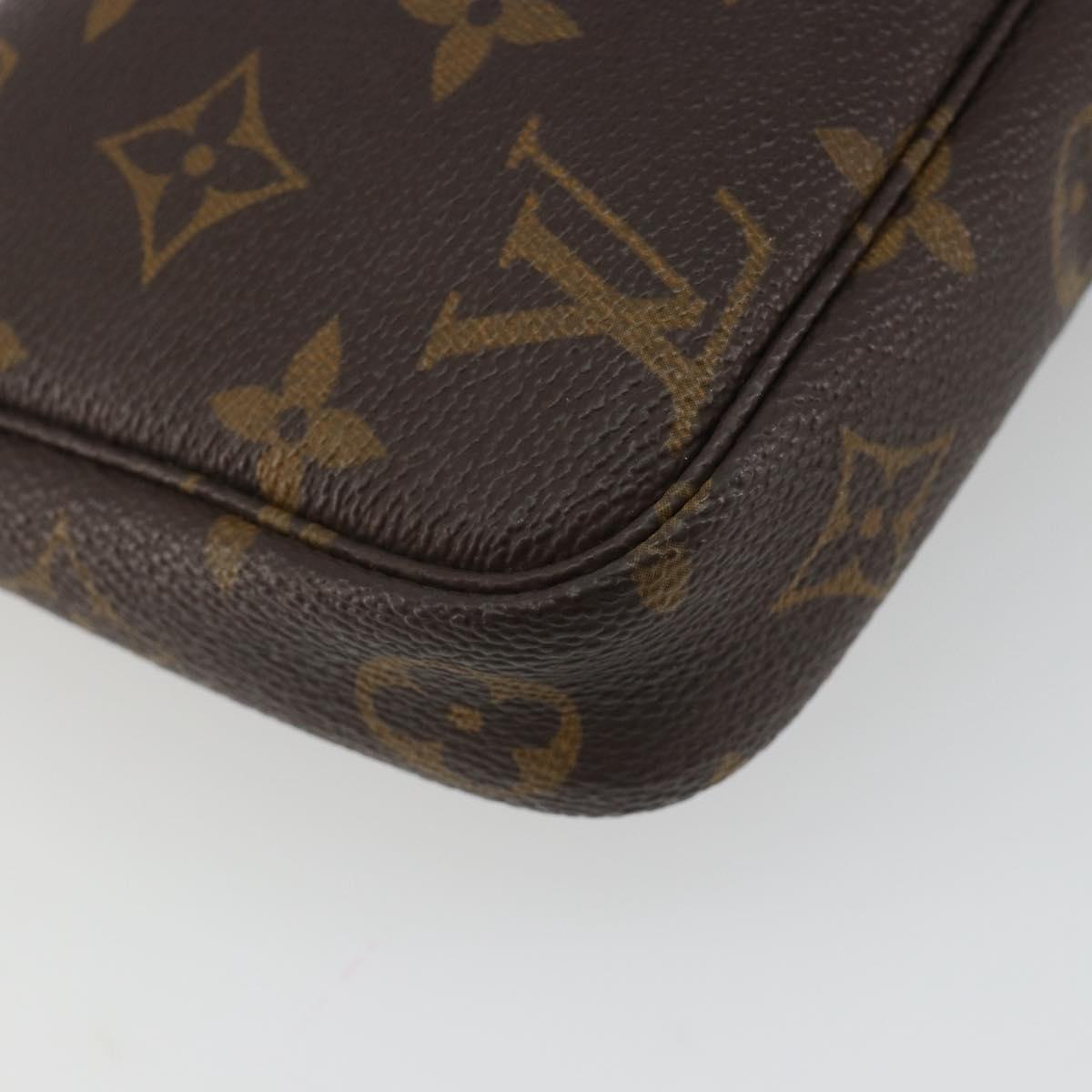 LOUIS VUITTON Monogram Pochette Accessoires Pouch M51980 LV Auth 187223V