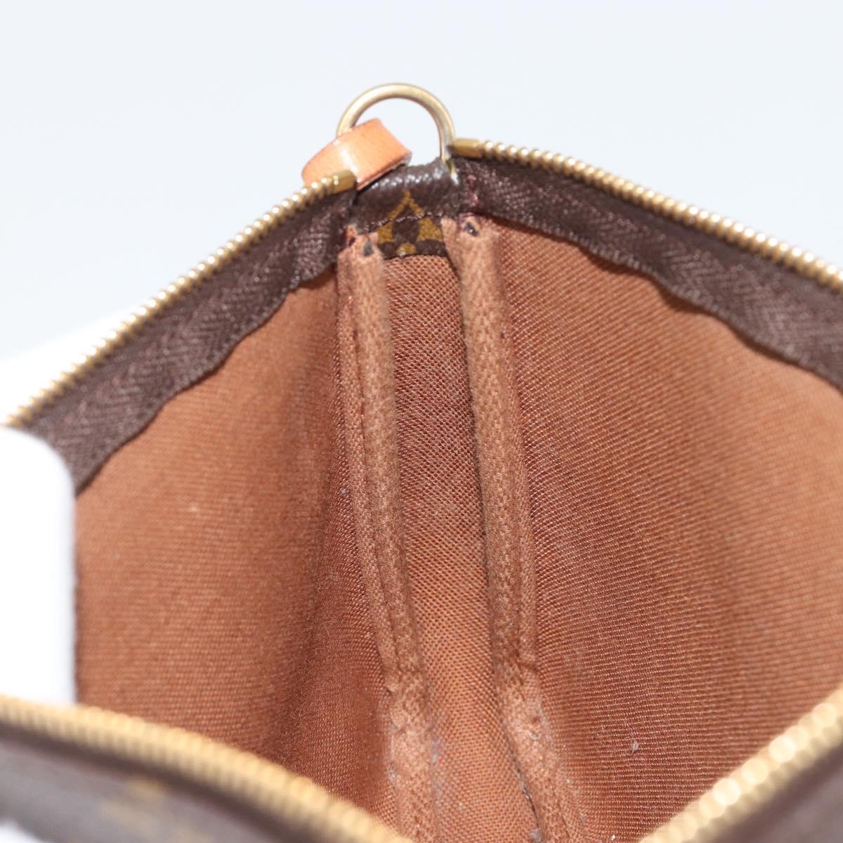 LOUIS VUITTON Monogram Pochette Accessoires Pouch M51980 LV Auth 187223V