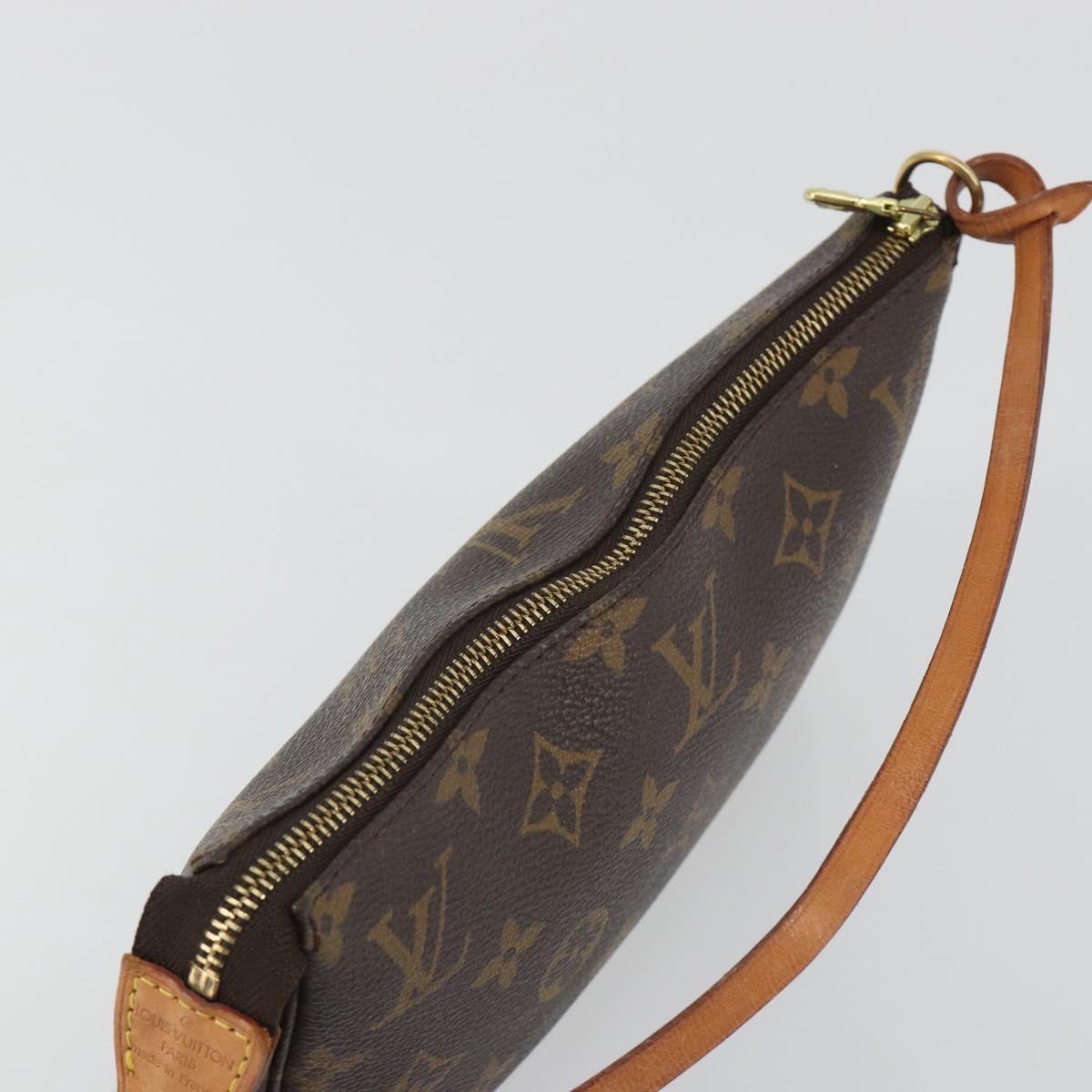 LOUIS VUITTON Monogram Pochette Accessoires Pouch M51980 LV Auth 187223V