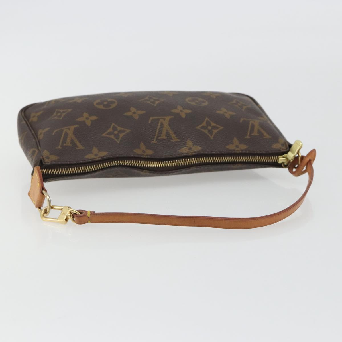 LOUIS VUITTON Monogram Pochette Accessoires Pouch M51980 LV Auth 187223V