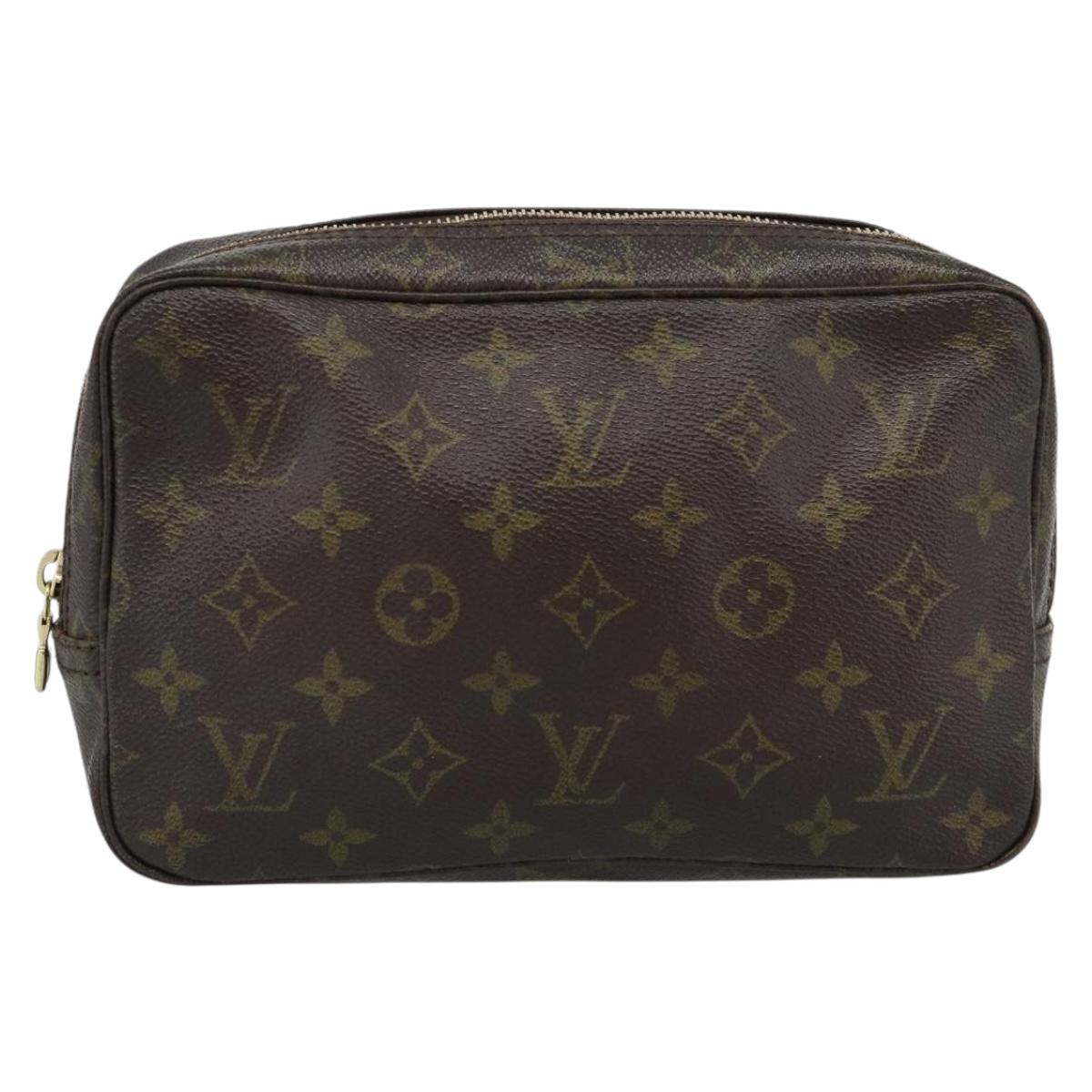 LOUIS VUITTON Monogram Trousse Toilette 23 Clutch Bag M47524 LV Auth 187251