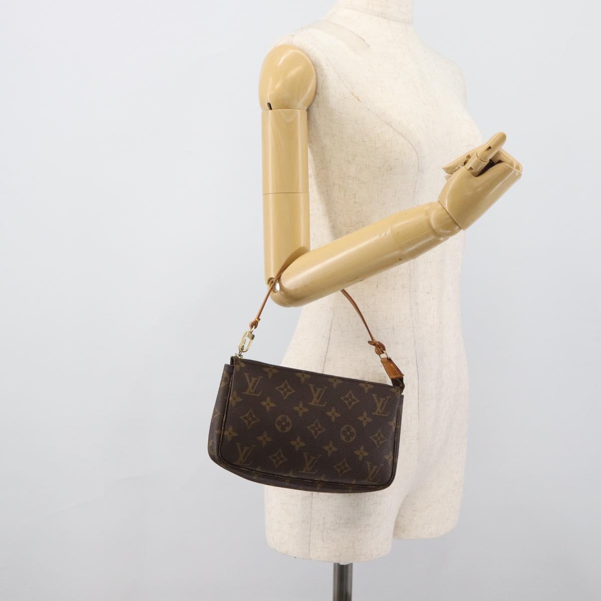 LOUIS VUITTON Monogram Pochette Accessoires Accessory Pouch M51980 Auth 187255A