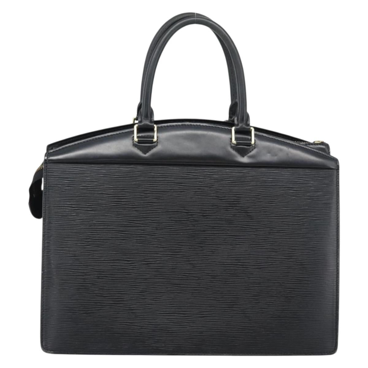 LOUIS VUITTON Epi Riviera Hand Bag Black M48182 LV Auth 187260