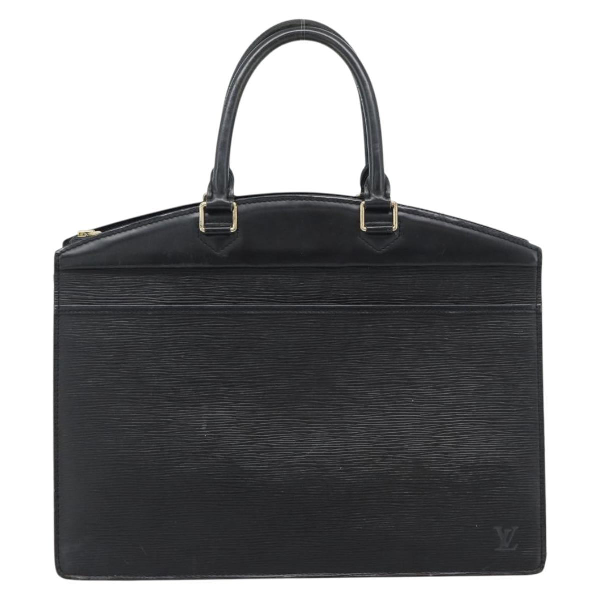 LOUIS VUITTON Epi Riviera Hand Bag Black M48182 LV Auth 187264