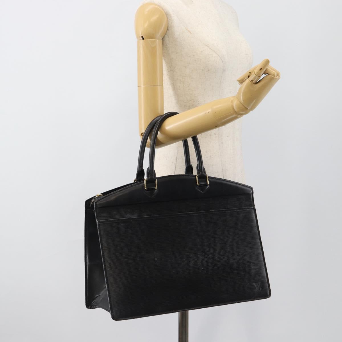 LOUIS VUITTON Epi Riviera Hand Bag Black M48182 LV Auth 187264