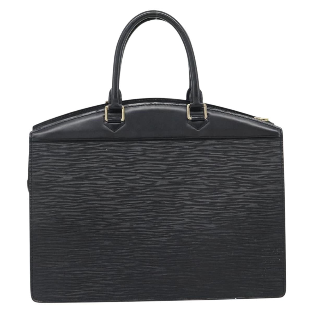 LOUIS VUITTON Epi Riviera Hand Bag Black M48182 LV Auth 187264