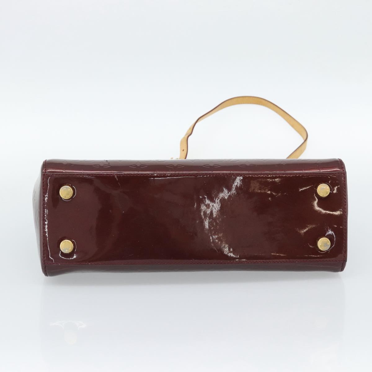 LOUIS VUITTON Monogram Vernis Blair MM Bag 2way Rouge Favist M91690 Auth 187265A
