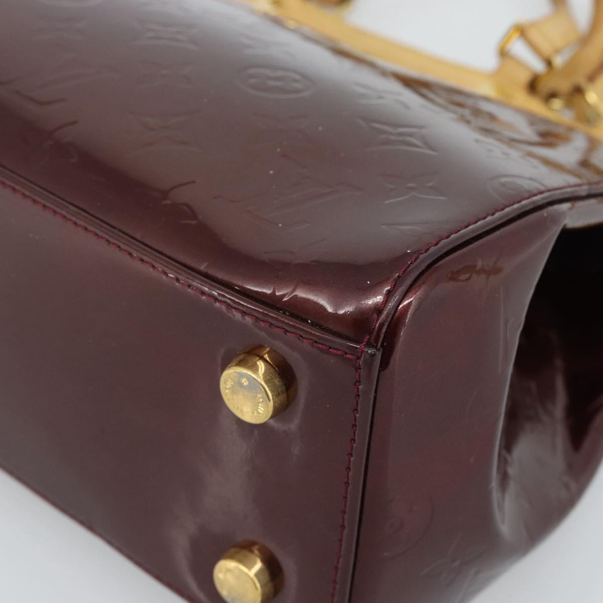 LOUIS VUITTON Monogram Vernis Blair MM Bag 2way Rouge Favist M91690 Auth 187265A
