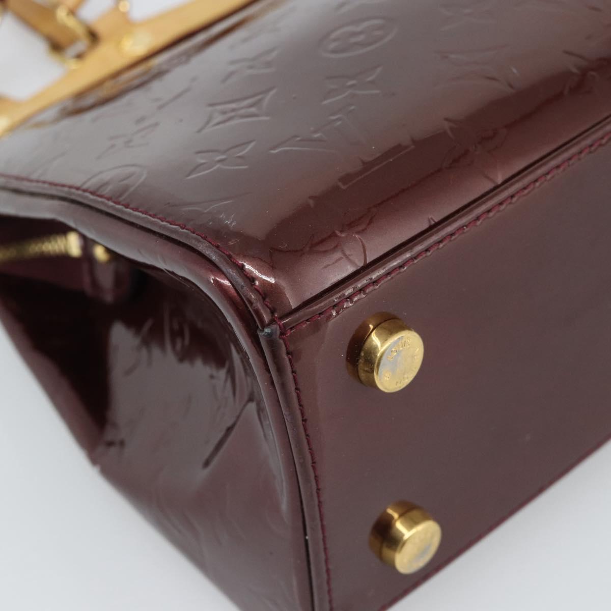 LOUIS VUITTON Monogram Vernis Blair MM Bag 2way Rouge Favist M91690 Auth 187265A