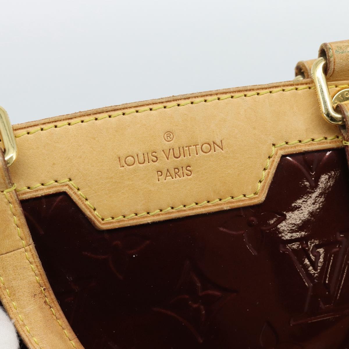 LOUIS VUITTON Monogram Vernis Blair MM Bag 2way Rouge Favist M91690 Auth 187265A