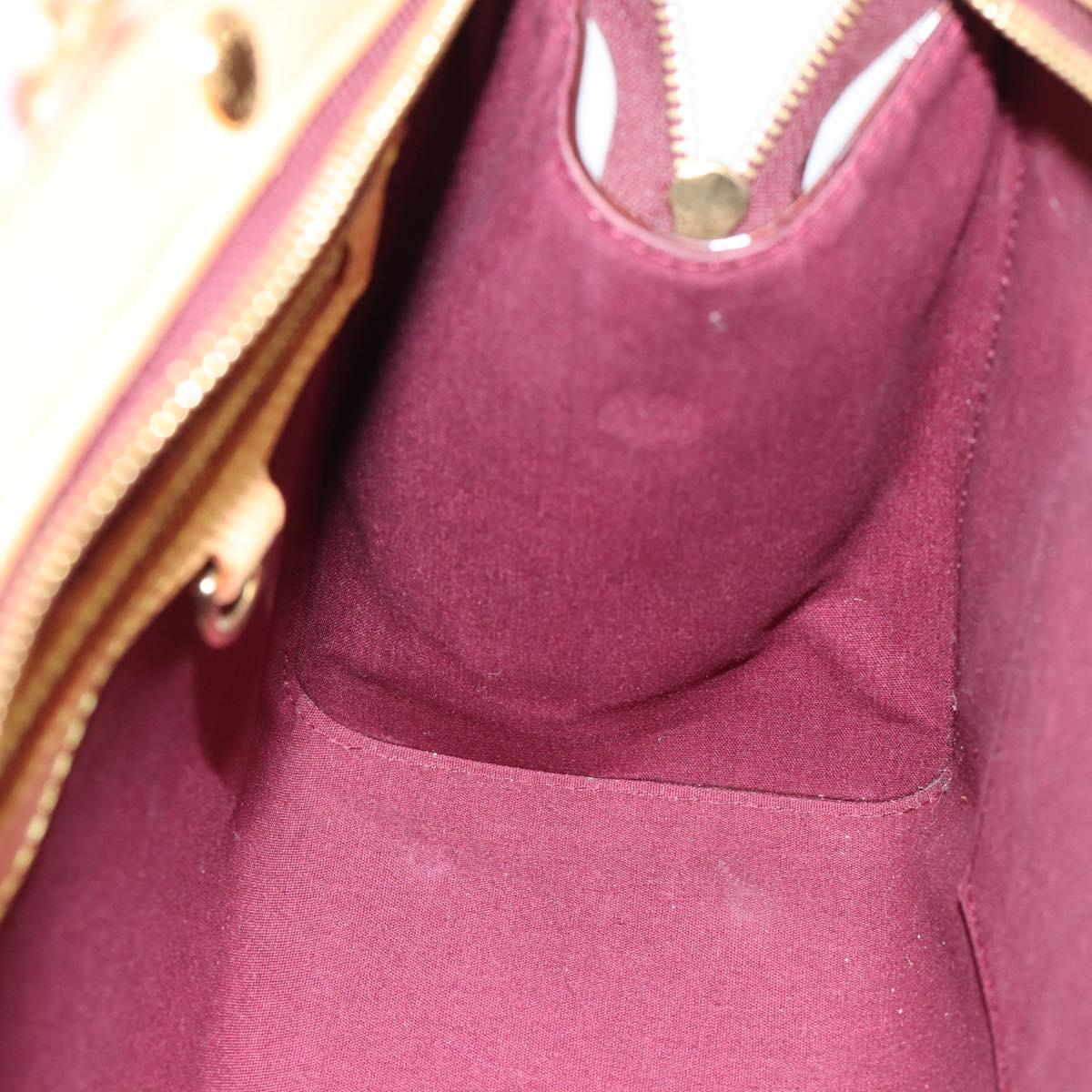 LOUIS VUITTON Monogram Vernis Blair MM Bag 2way Rouge Favist M91690 Auth 187265A