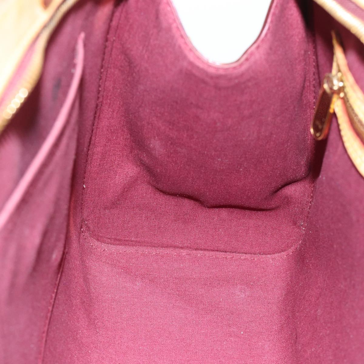 LOUIS VUITTON Monogram Vernis Blair MM Bag 2way Rouge Favist M91690 Auth 187265A