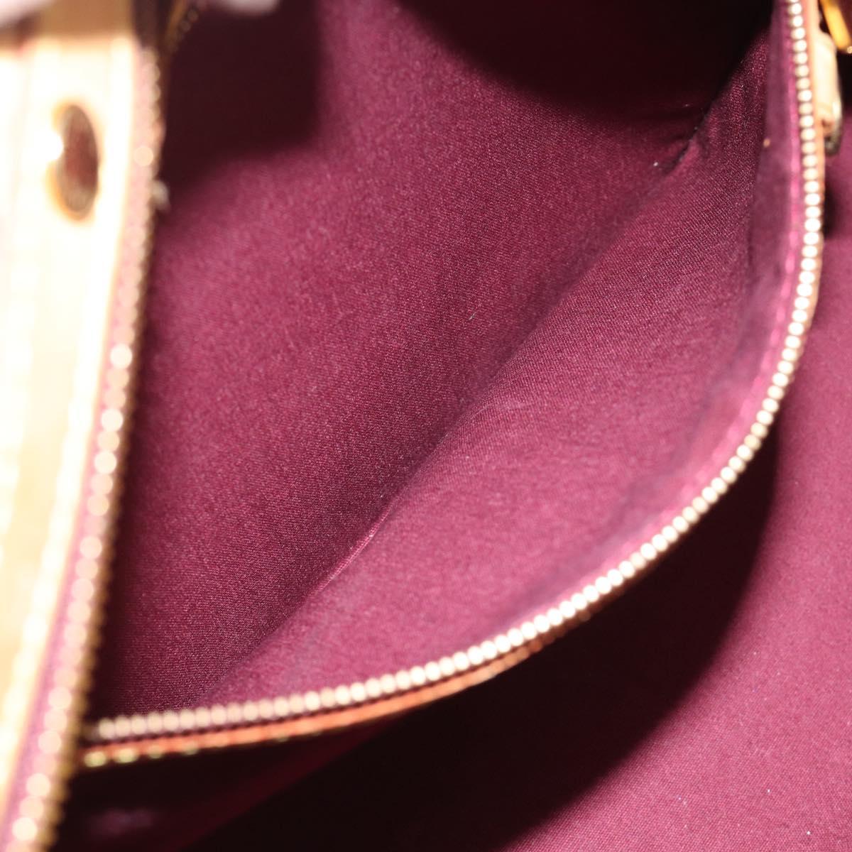 LOUIS VUITTON Monogram Vernis Blair MM Bag 2way Rouge Favist M91690 Auth 187265A