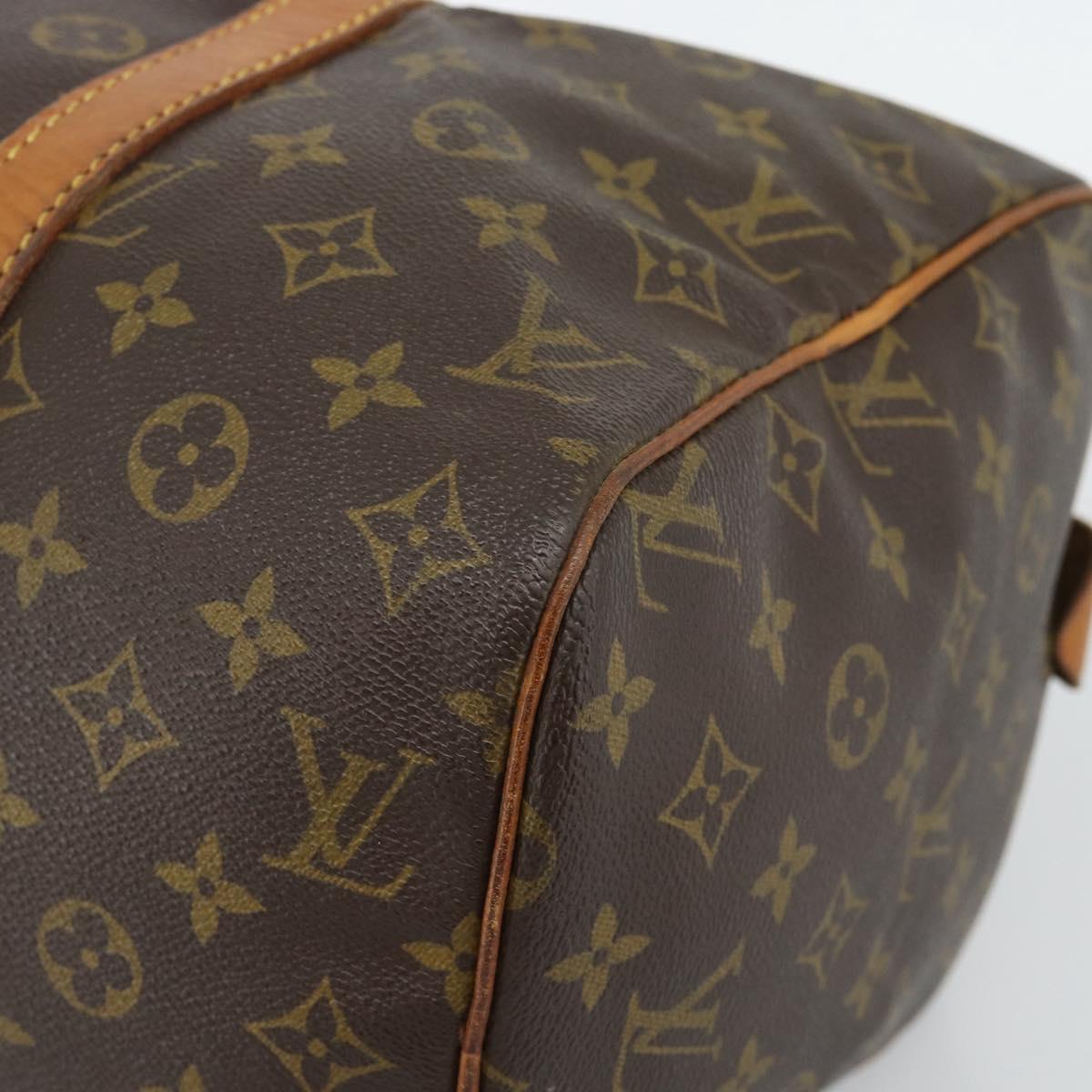 LOUIS VUITTON Monogram Sac Souple 35 Boston Bag M41626 LV Auth 187270