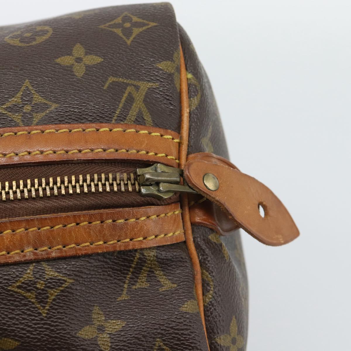 LOUIS VUITTON Monogram Sac Souple 35 Boston Bag M41626 LV Auth 187270