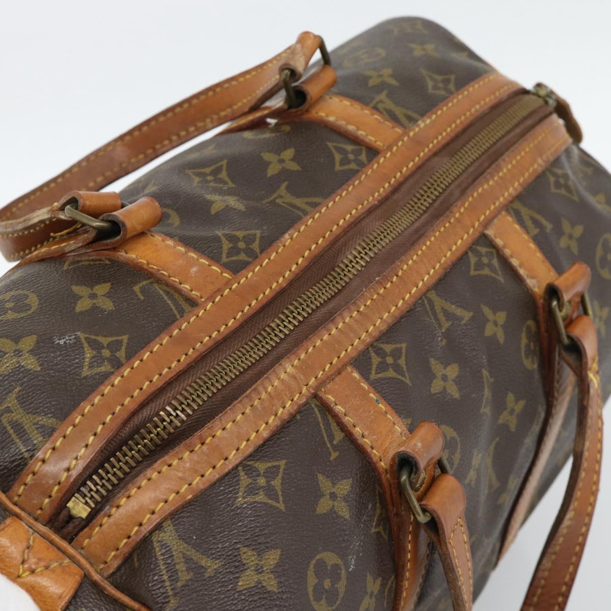 LOUIS VUITTON Monogram Sac Souple 35 Boston Bag M41626 LV Auth 187270
