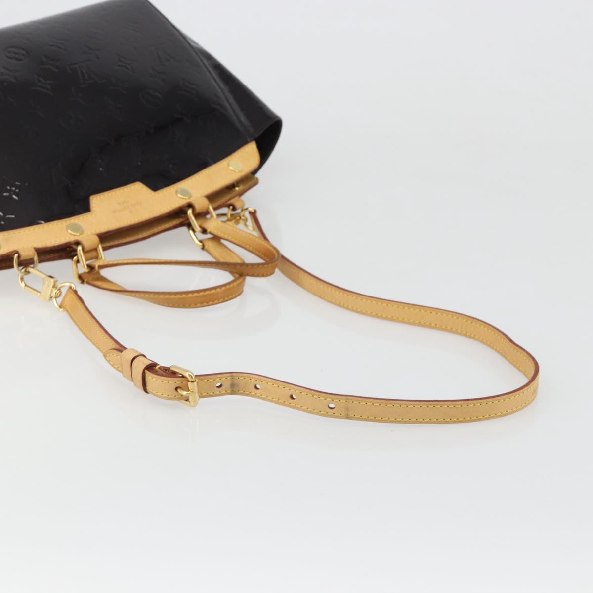 LOUIS VUITTON Monogram Vernis Blair MM Bag 2way Amarante M91619 LV Auth 187272A