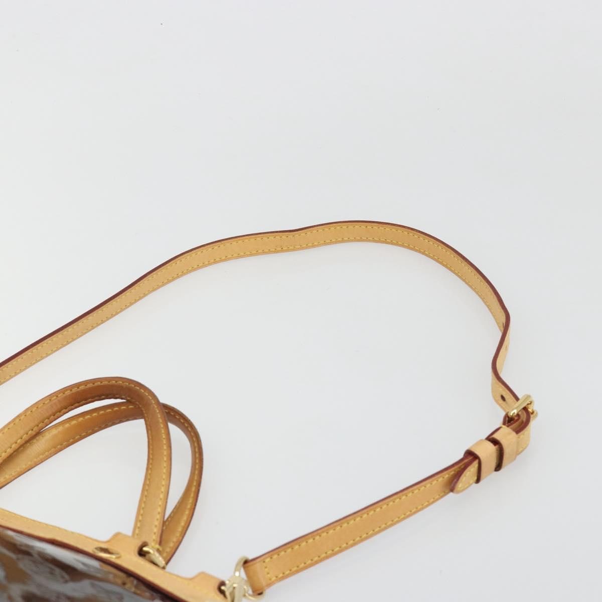 LOUIS VUITTON Monogram Vernis Blair MM Bag 2way Amarante M91619 LV Auth 187272A