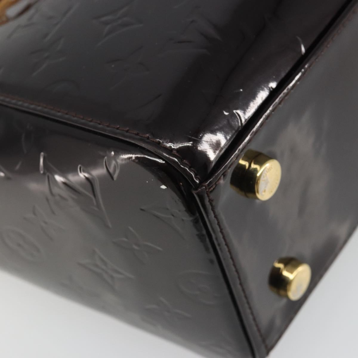 LOUIS VUITTON Monogram Vernis Blair MM Bag 2way Amarante M91619 LV Auth 187272A