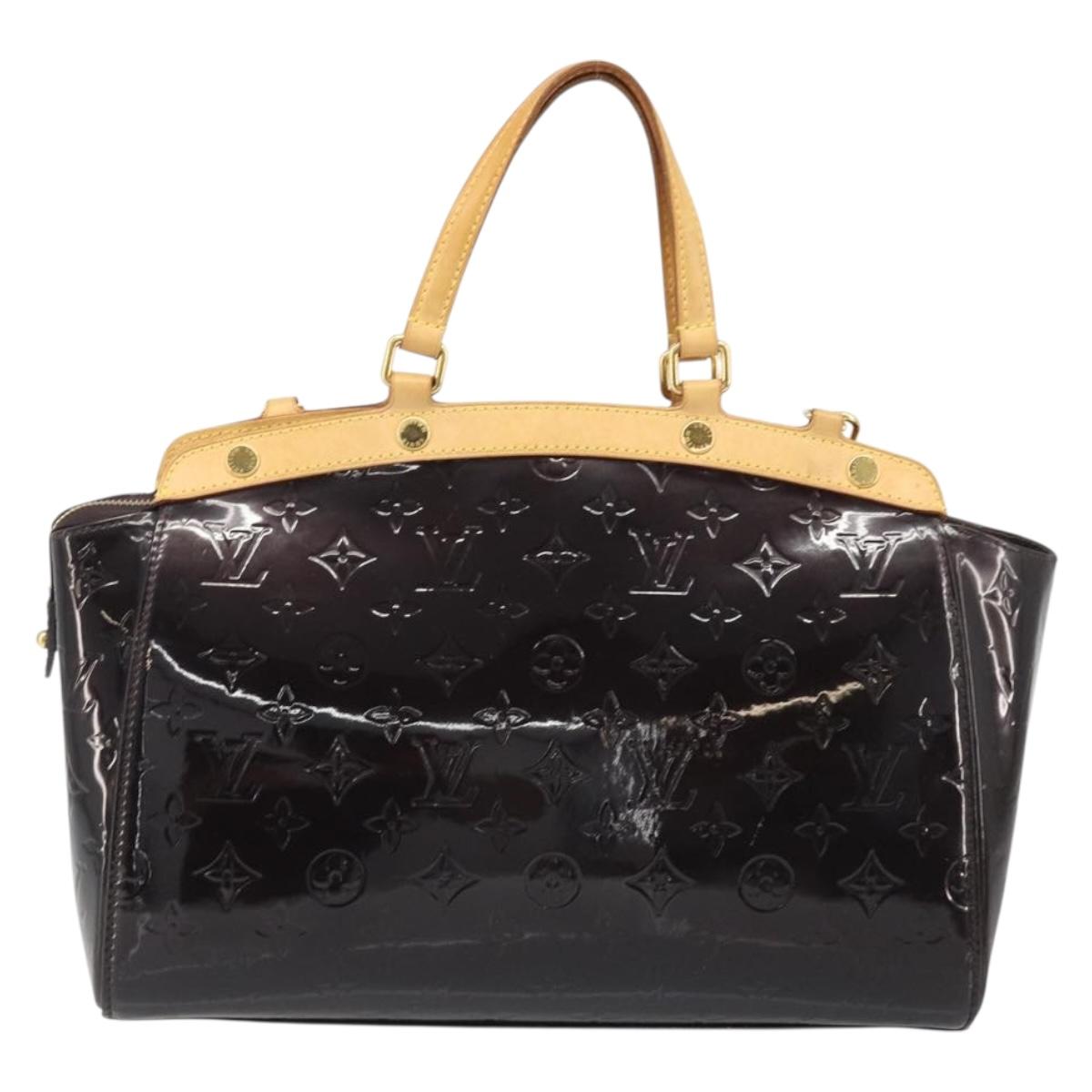 LOUIS VUITTON Monogram Vernis Blair MM Bag 2way Amarante M91619 LV Auth 187272A