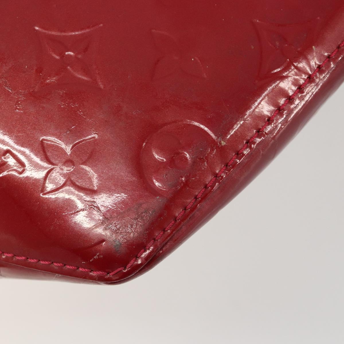 LOUIS VUITTON Monogram Vernis Bellevue PM Bag Pomme D'amour M93583 Auth 187275A
