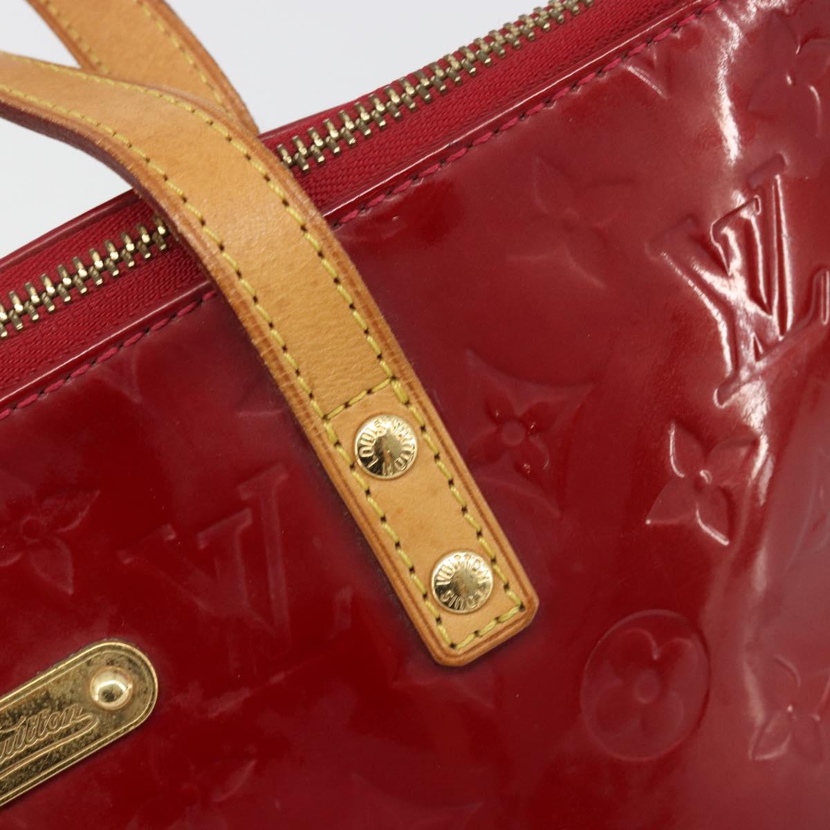 LOUIS VUITTON Monogram Vernis Bellevue PM Bag Pomme D'amour M93583 Auth 187275A
