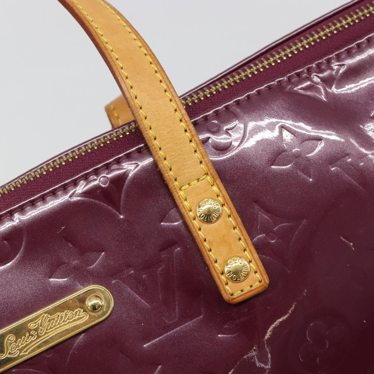 LOUIS VUITTON Monogram Vernis Bellevue GM Tote Bag Violet M93588 LV Auth 187276