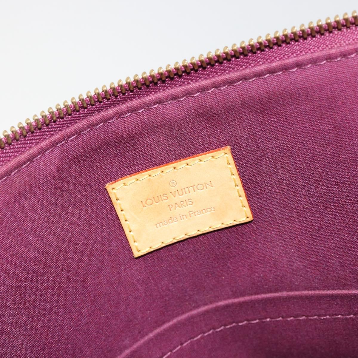 LOUIS VUITTON Monogram Vernis Bellevue GM Tote Bag Violet M93588 LV Auth 187276
