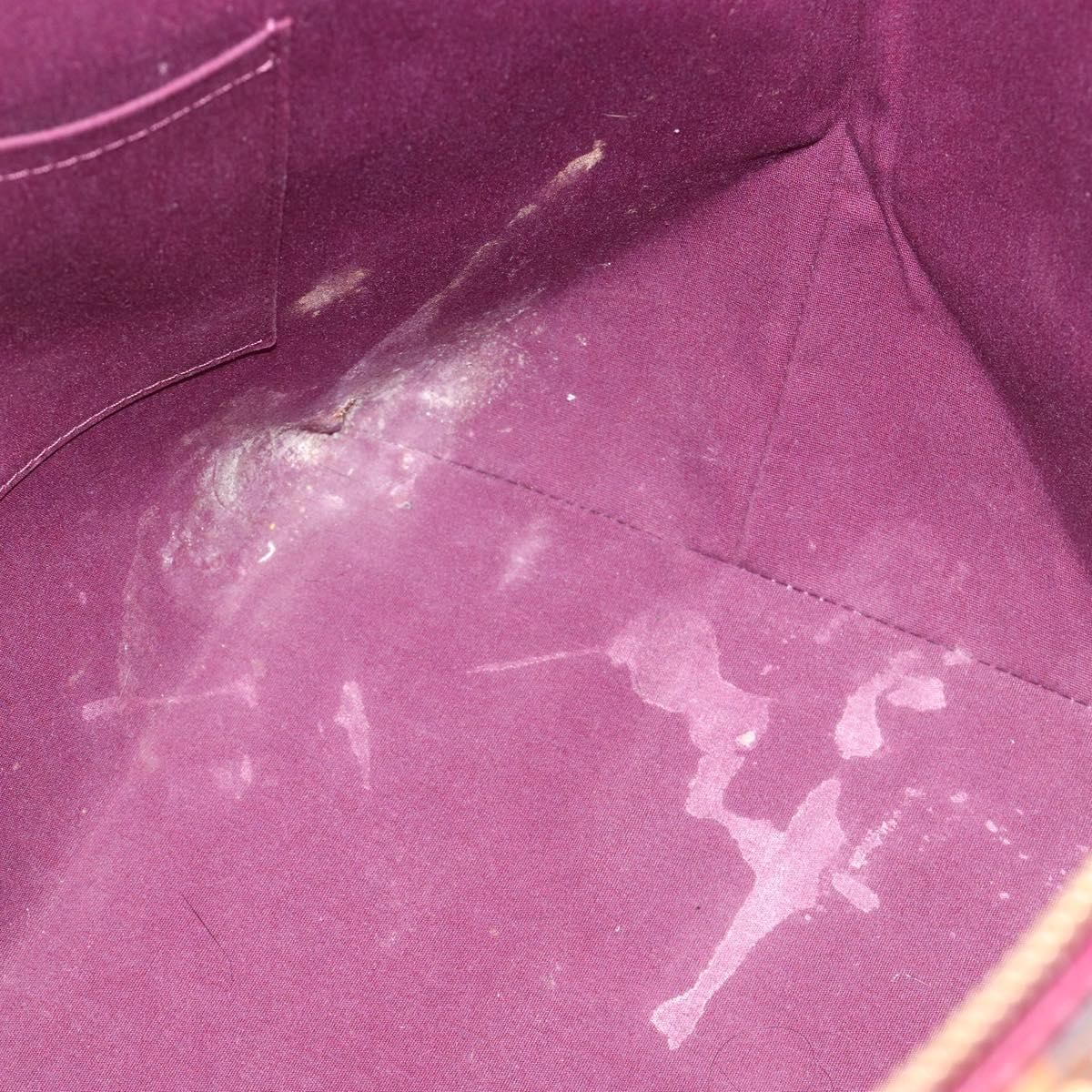LOUIS VUITTON Monogram Vernis Bellevue GM Tote Bag Violet M93588 LV Auth 187276