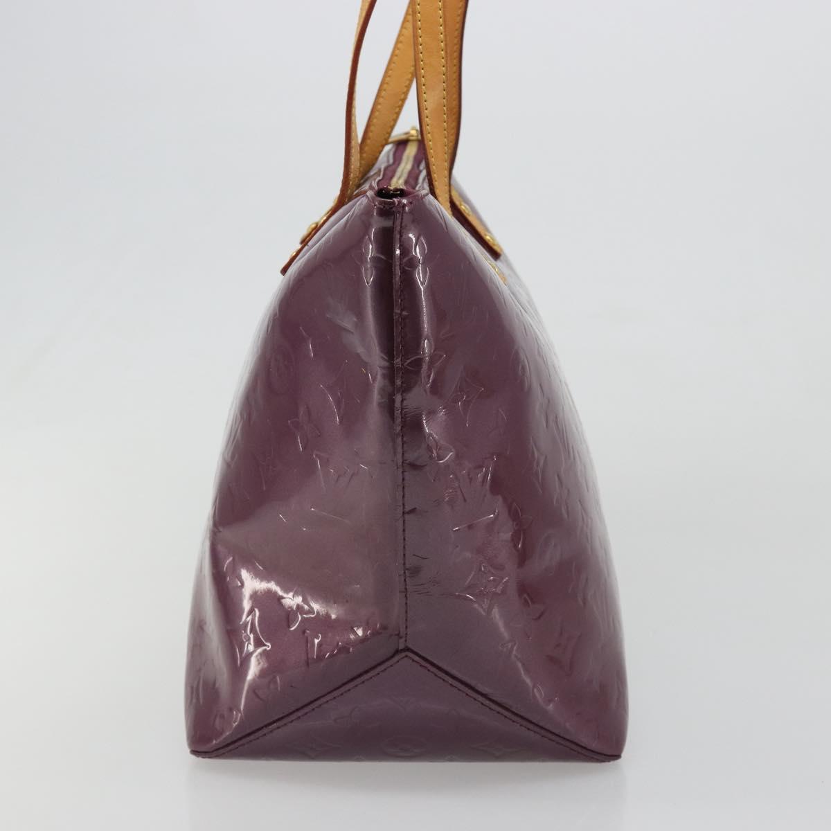 LOUIS VUITTON Monogram Vernis Bellevue GM Tote Bag Violet M93588 LV Auth 187276