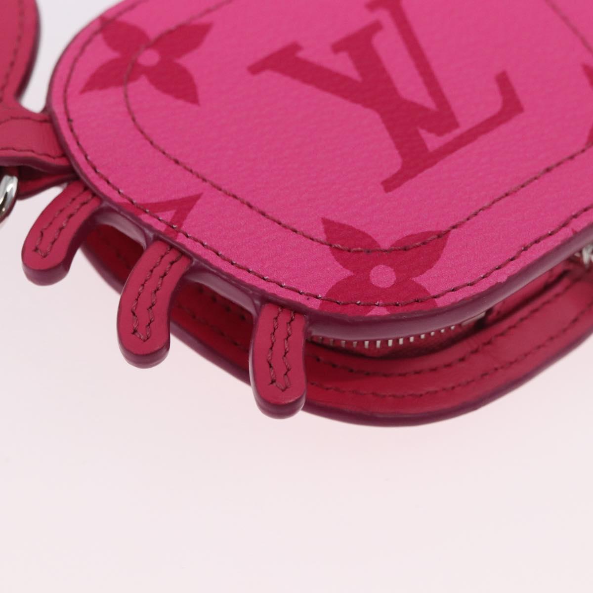 LOUIS VUITTON Monogram LV Club Charm Bag Charm Pink M02298 LV Auth 187287SM