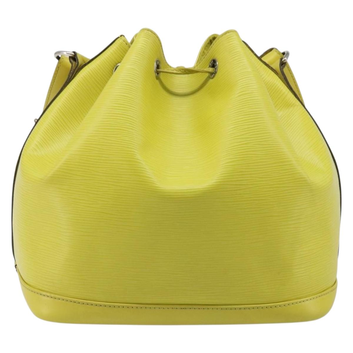 LOUIS VUITTON Epi Petit Noe Shoulder Bag Pistachian M40969 LV Auth 187291A