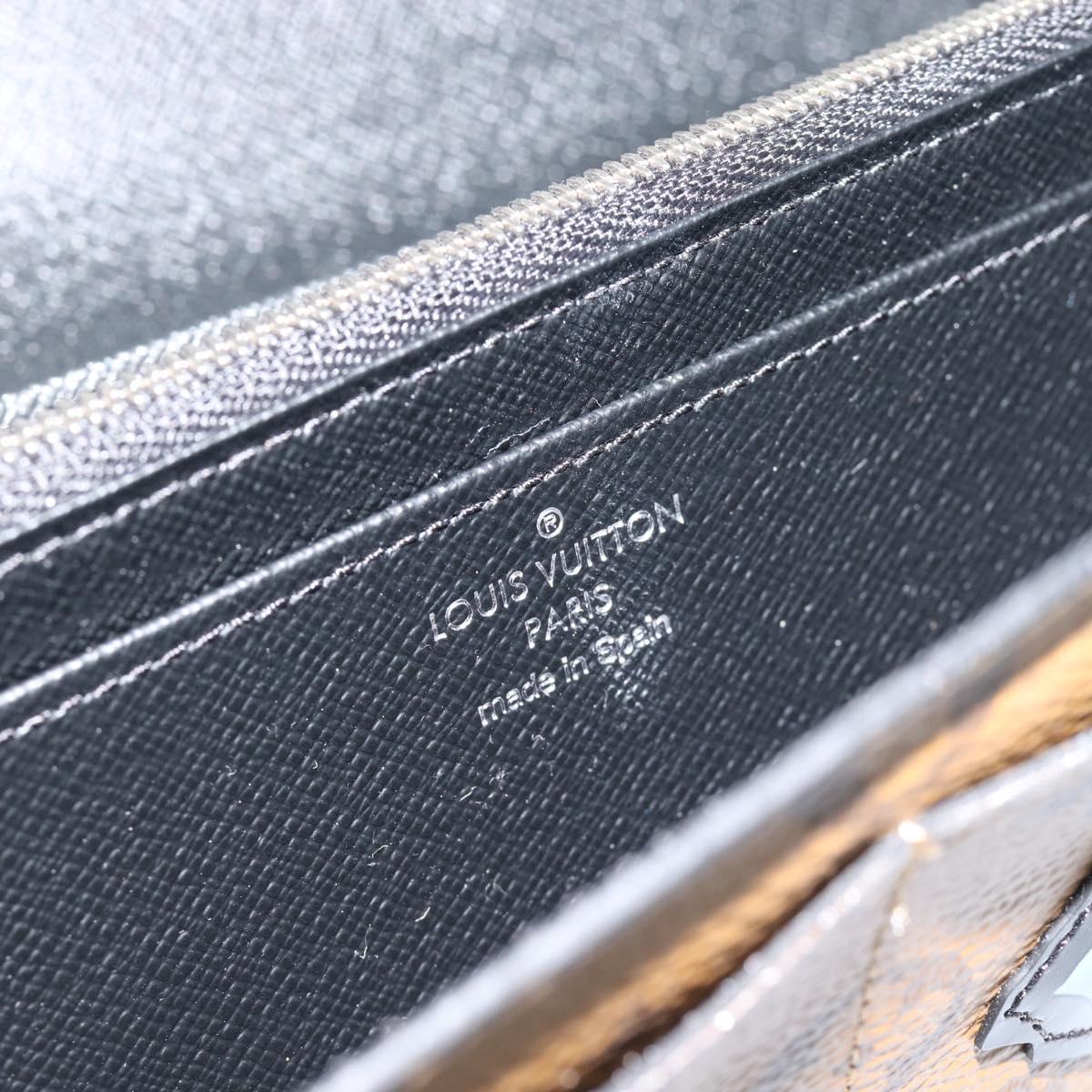 LOUIS VUITTON Monogram Reverse Portefeuille Sarah Wallet M67255 LV Auth 187295SM