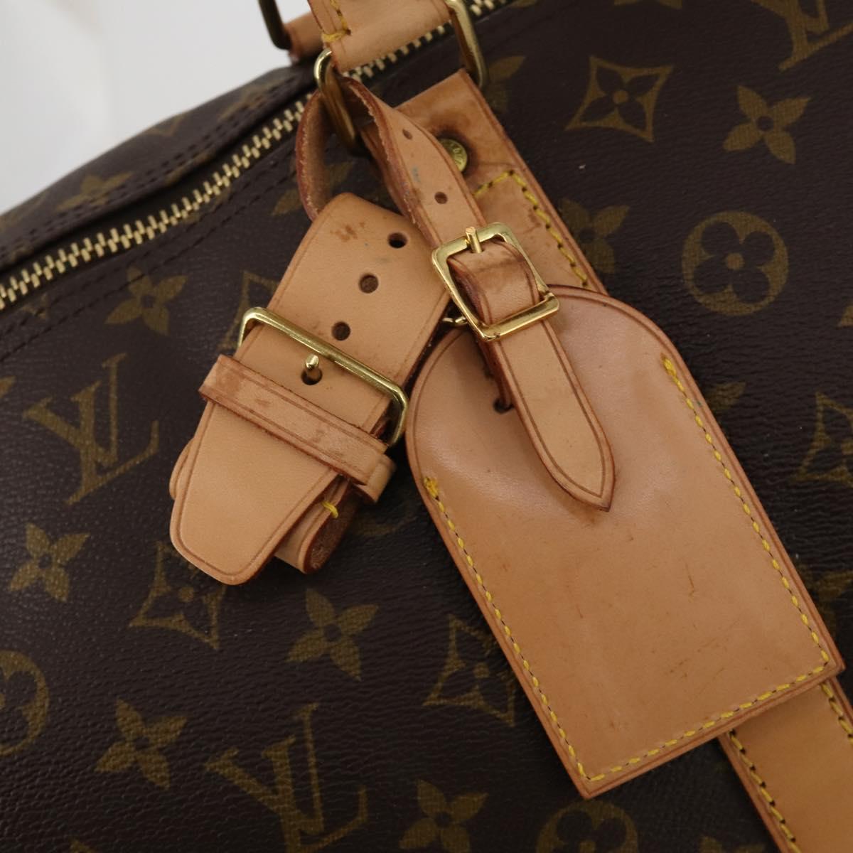 LOUIS VUITTON Monogram Keepall 60 Boston Bag M41422 LV Auth 187296V
