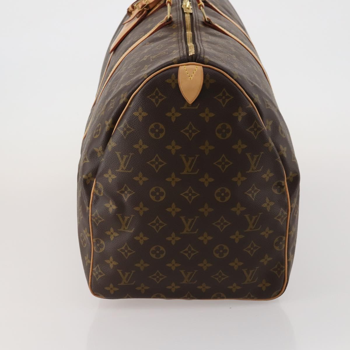 LOUIS VUITTON Monogram Keepall 60 Boston Bag M41422 LV Auth 187296V