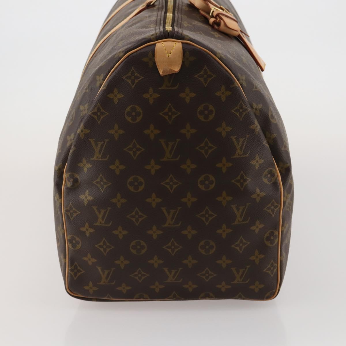 LOUIS VUITTON Monogram Keepall 60 Boston Bag M41422 LV Auth 187296V