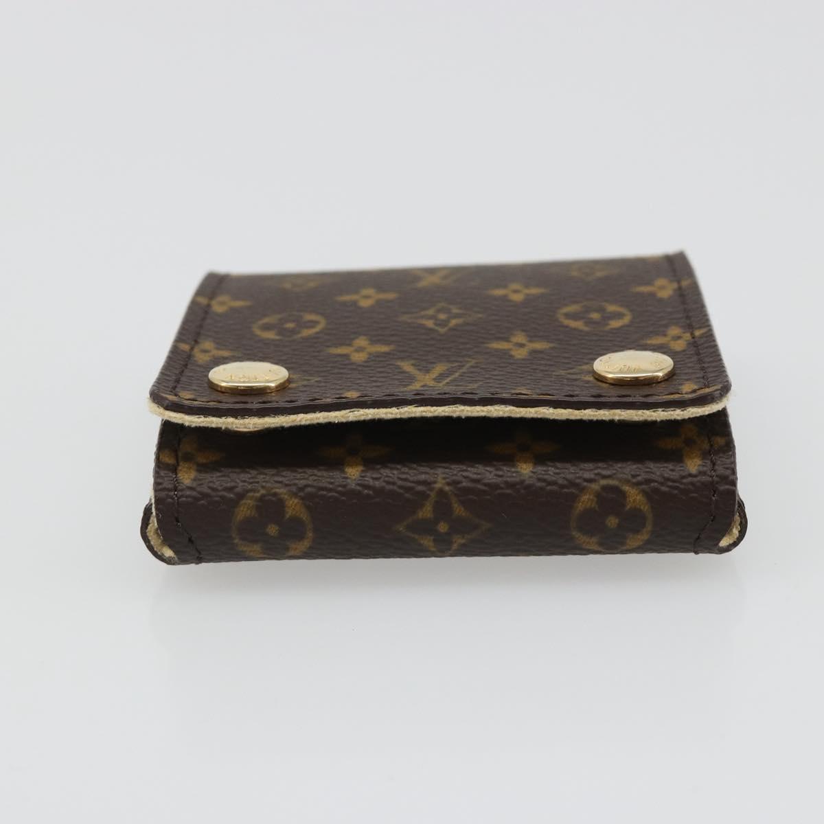 LOUIS VUITTON Monogram Jewelry case Jewelry Box LV Auth 187300V