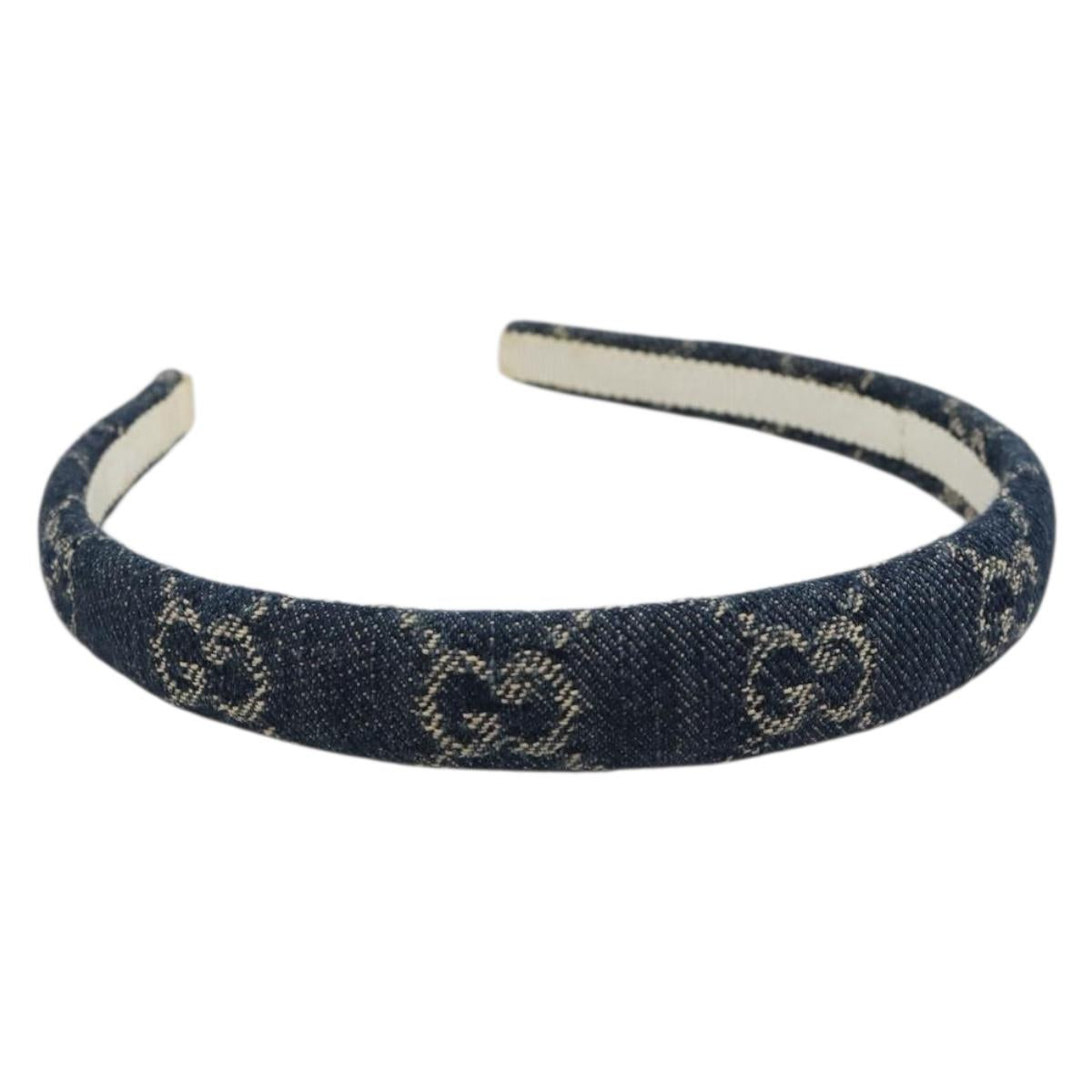 GUCCI GG Katyusha Denim Navy Auth 187303A