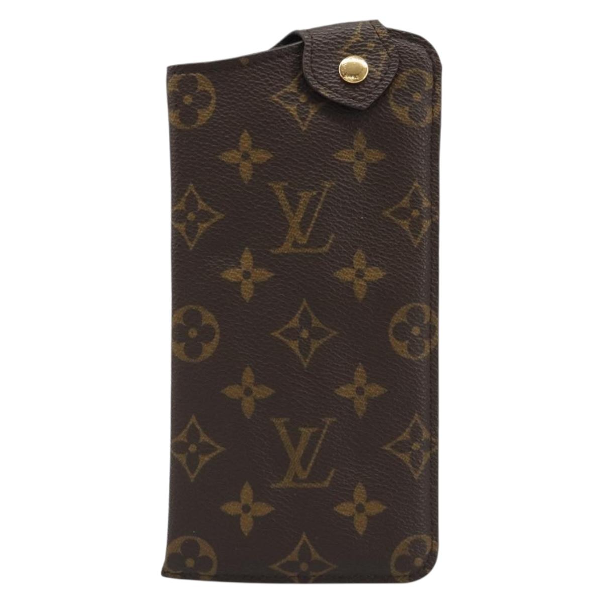 LOUIS VUITTON Monogram Etui Lunette MM Glasses Case M66544 LV Auth 187308V