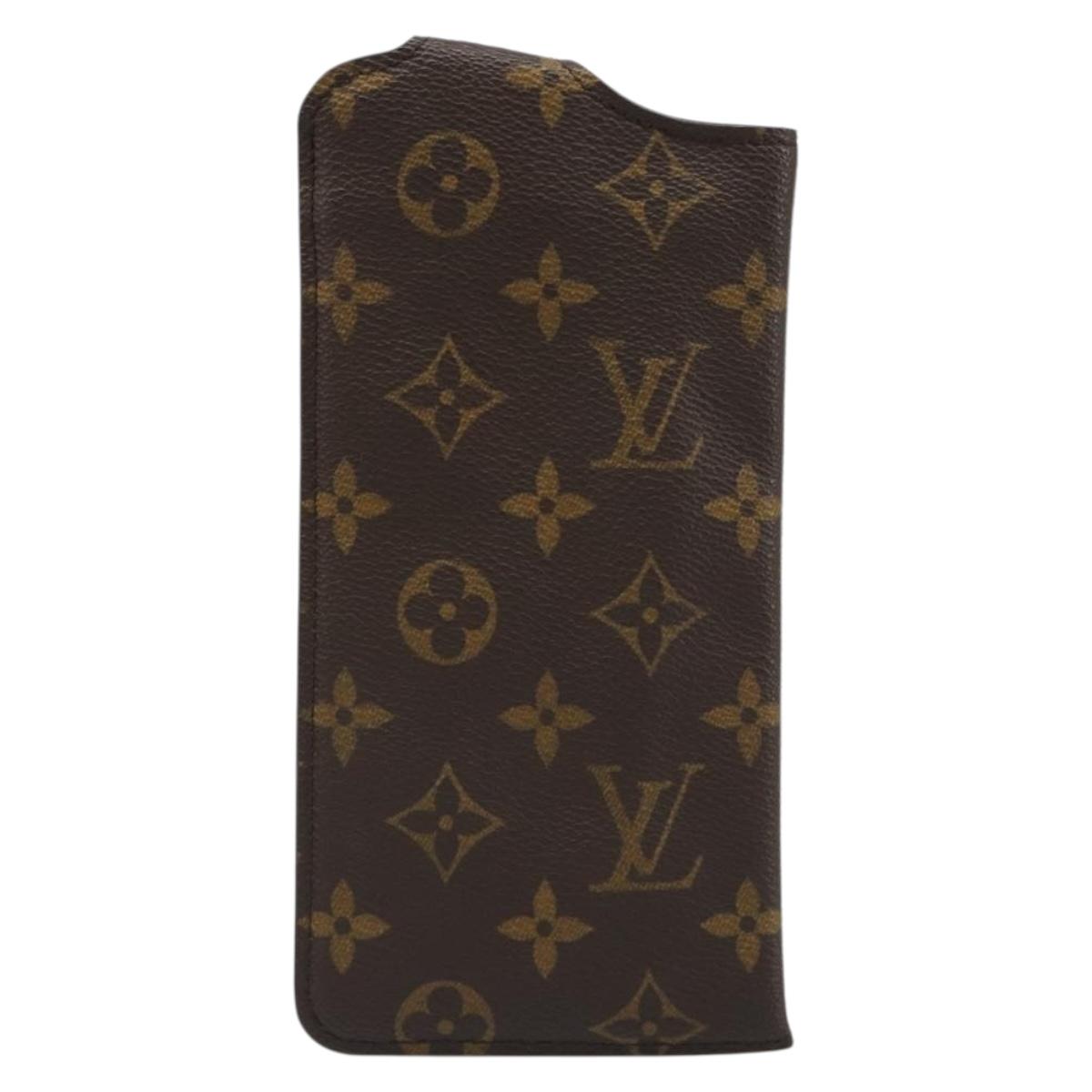 LOUIS VUITTON Monogram Etui Lunette MM Glasses Case M66544 LV Auth 187308V
